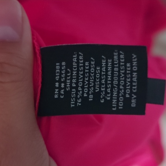 Lauren Ralph Lauren Hot Pink Zipper Front Fit & Flare Mini Dress Size 8 - Picture 7 of 7